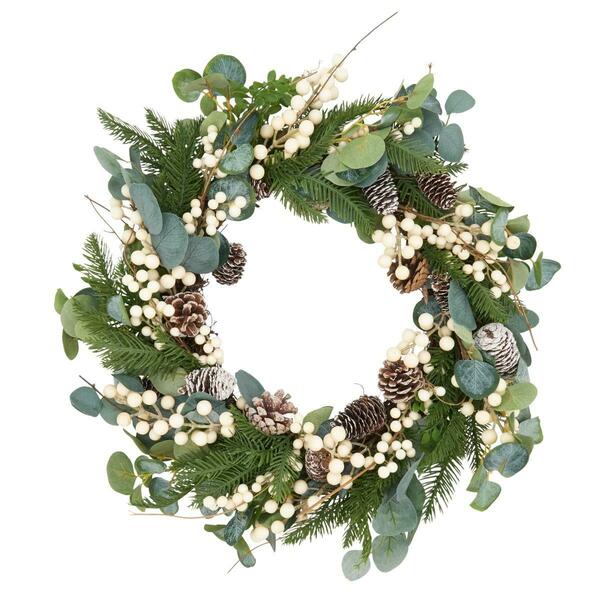 Tistheseason Pinecone Eucalyptus Wreath TI3191009